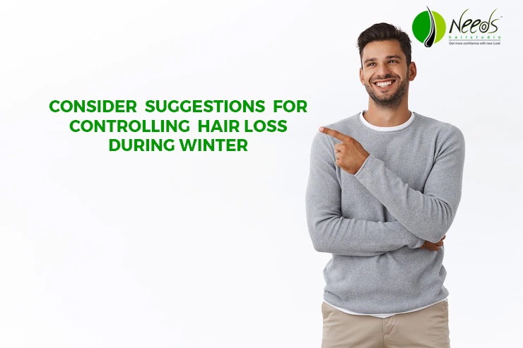 Consider suggestions for controlling hair loss during winter
