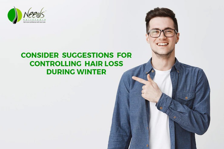 Consider suggestions for controlling hair loss during winter
